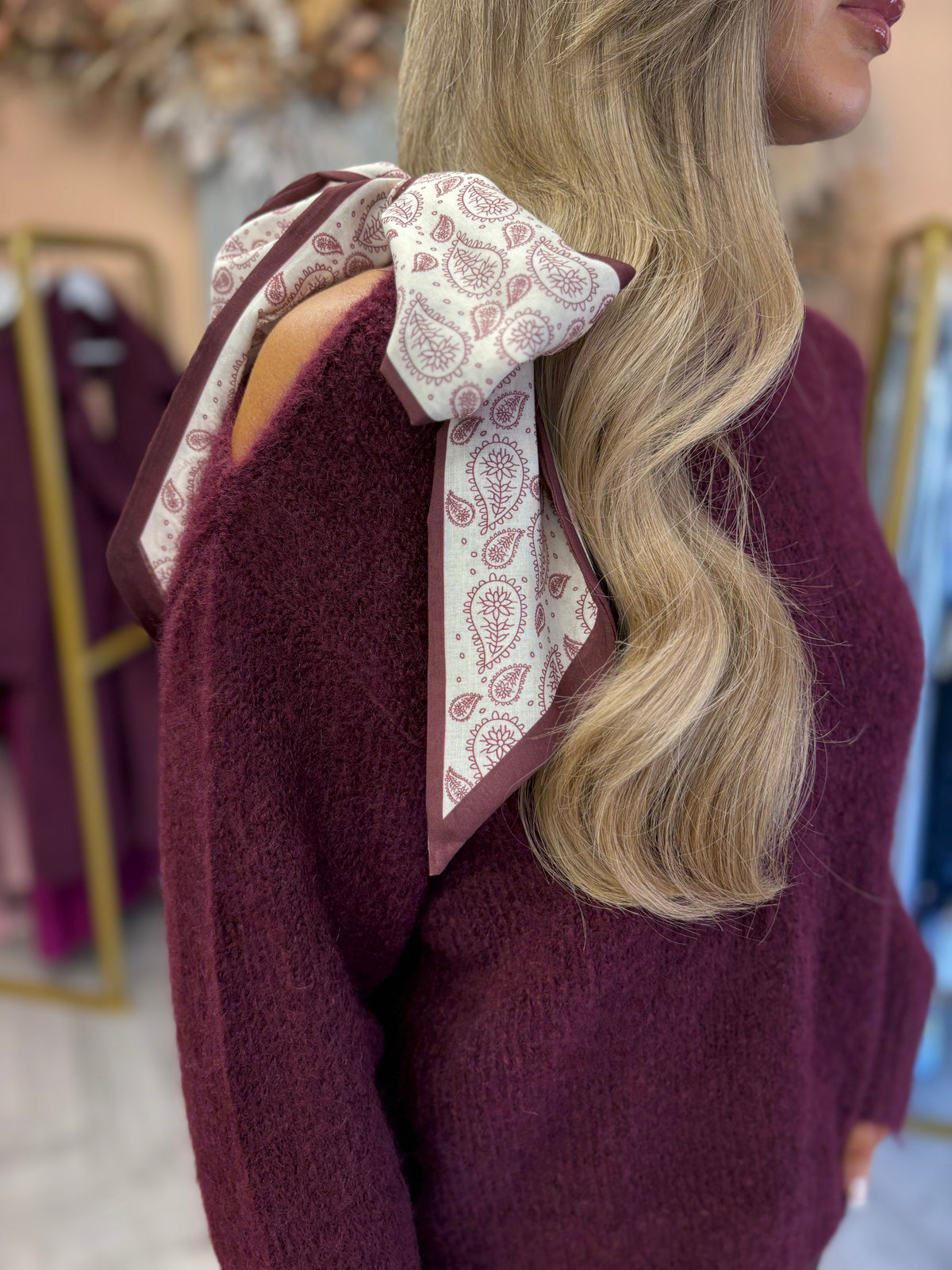 Isla Knit Burgundy