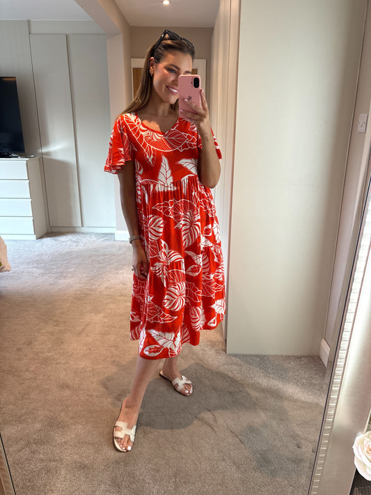 Blaire Dress Orange