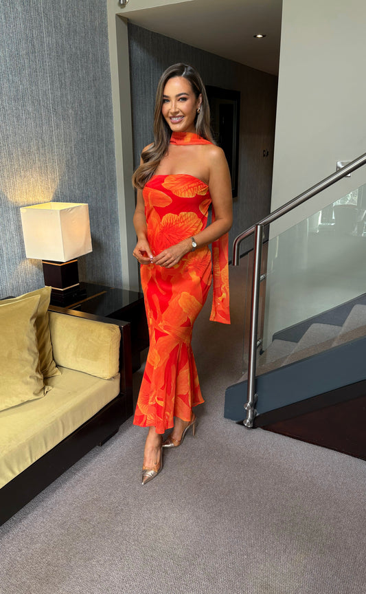 Jayda Dress Orange