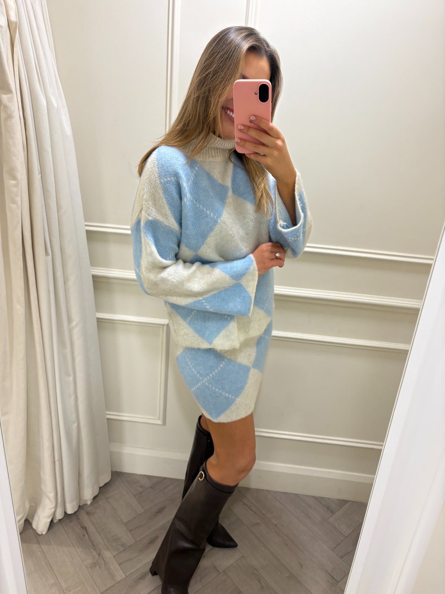 Kelly Two Piece Knit Blue