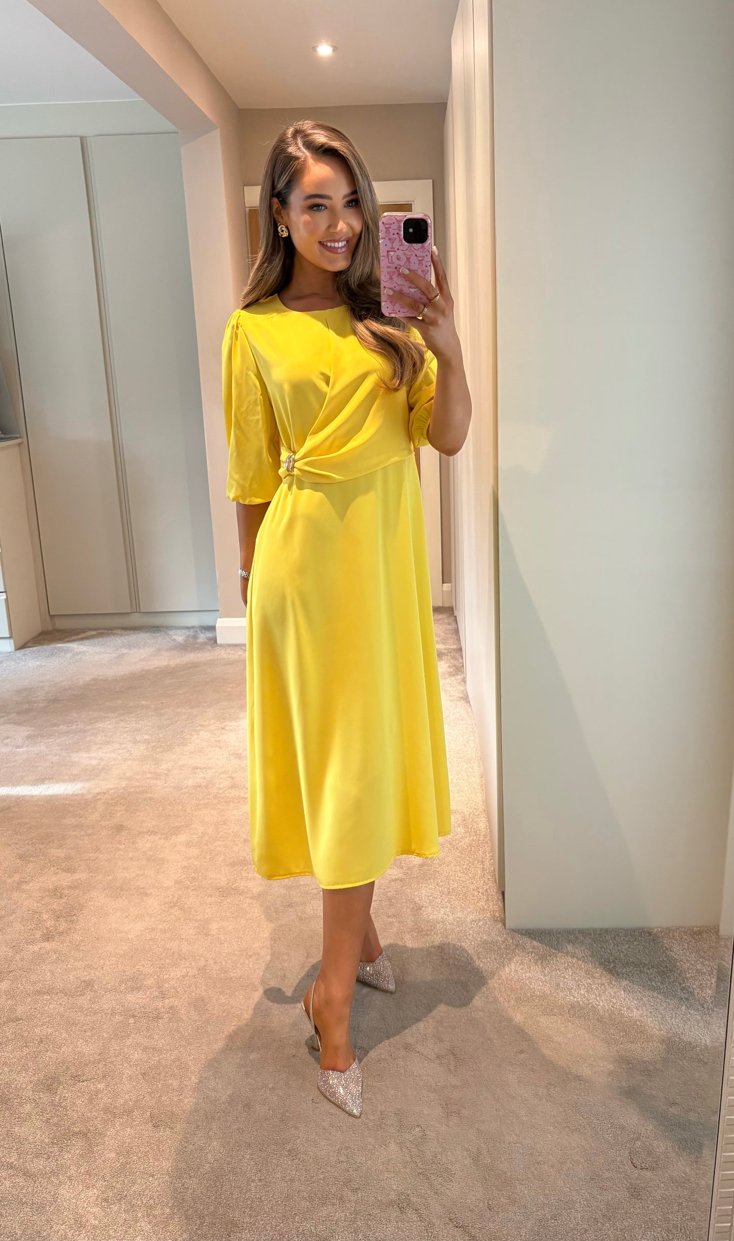 Cecilia Dress Yellow