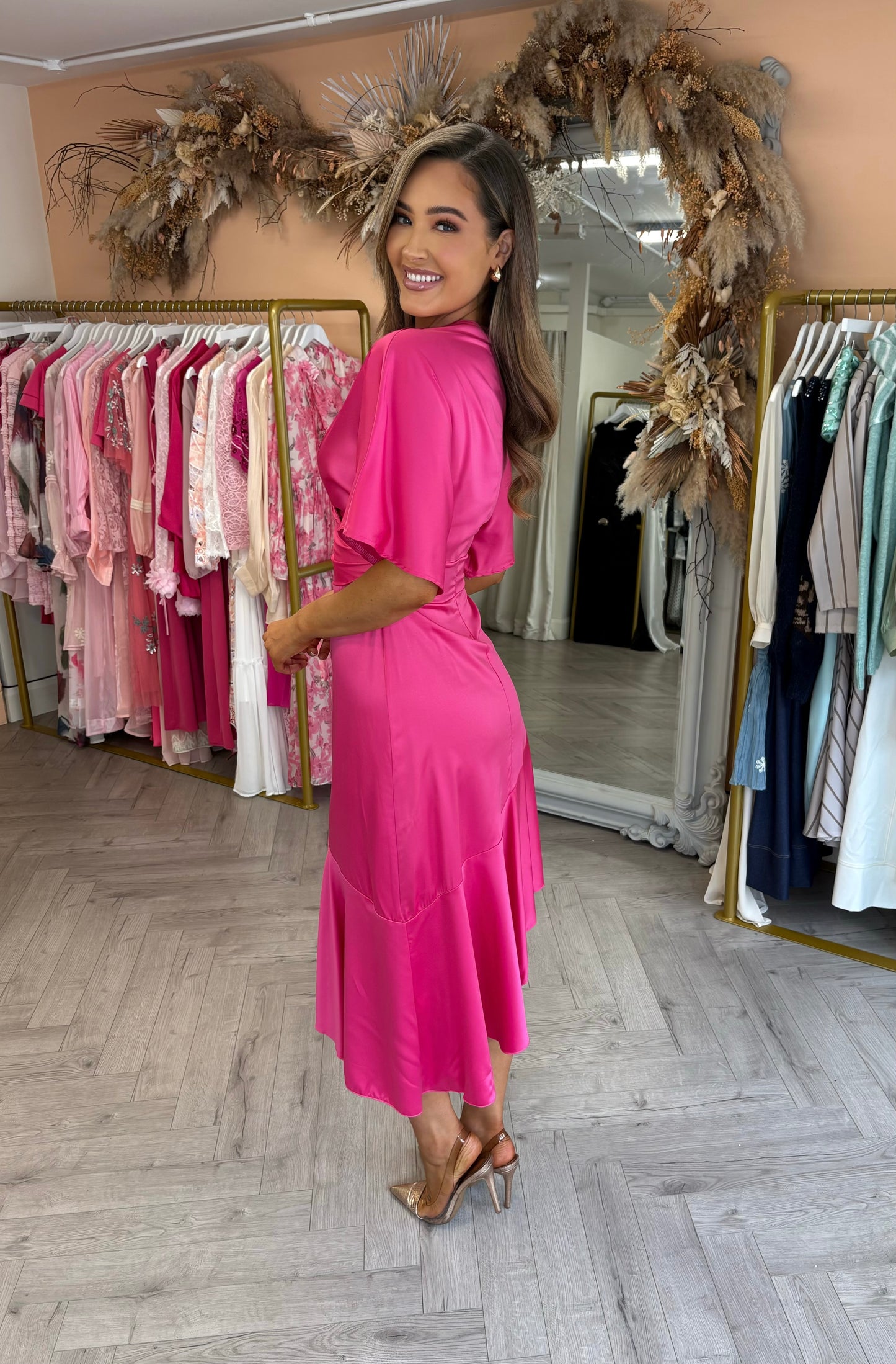 Cindy Dress Fuchsia