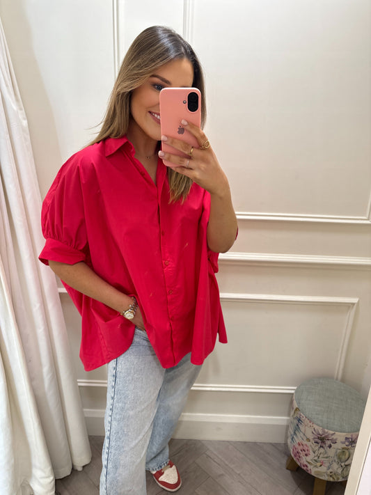 Delilah Shirt Raspberry