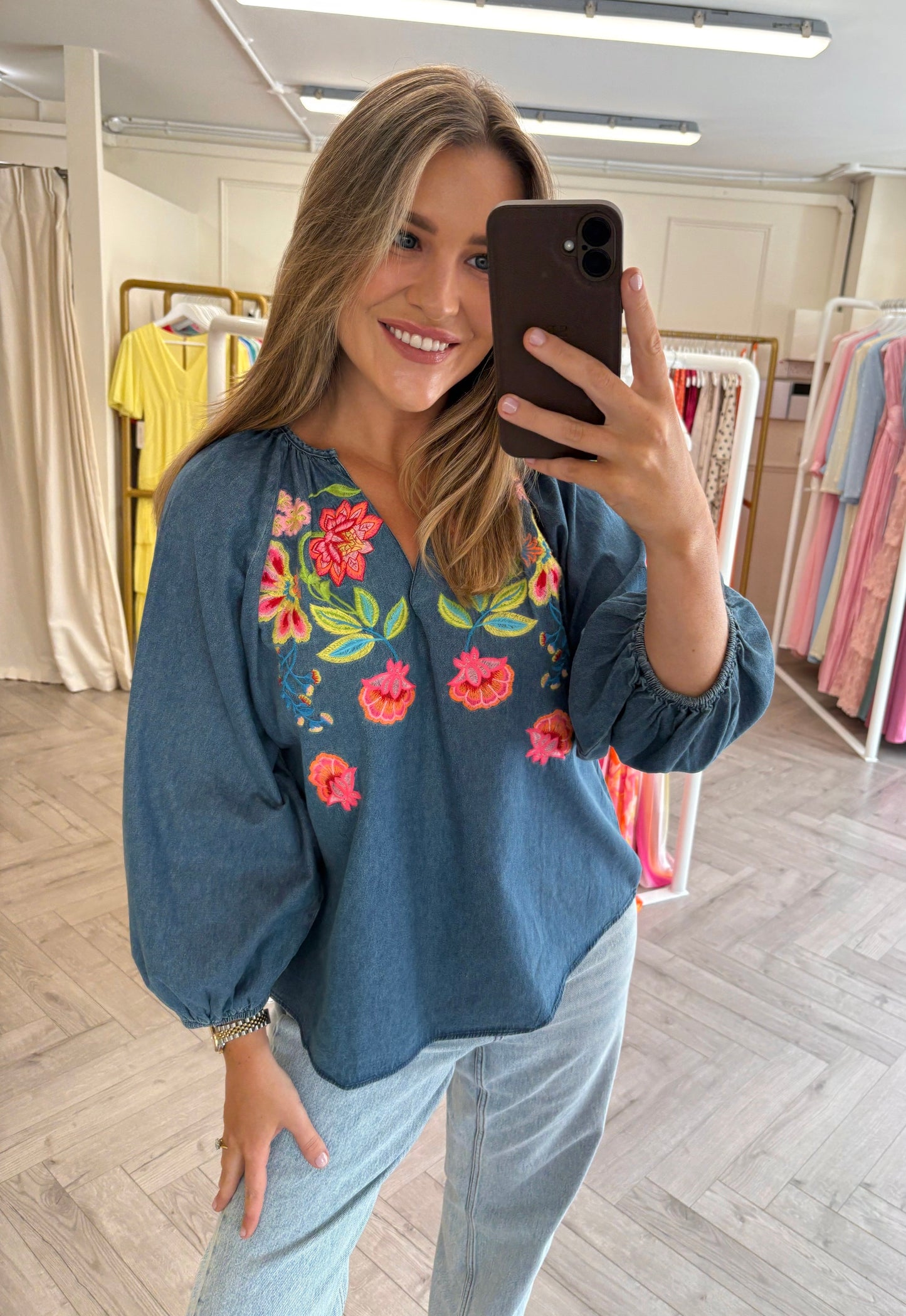 Lottie Top Denim