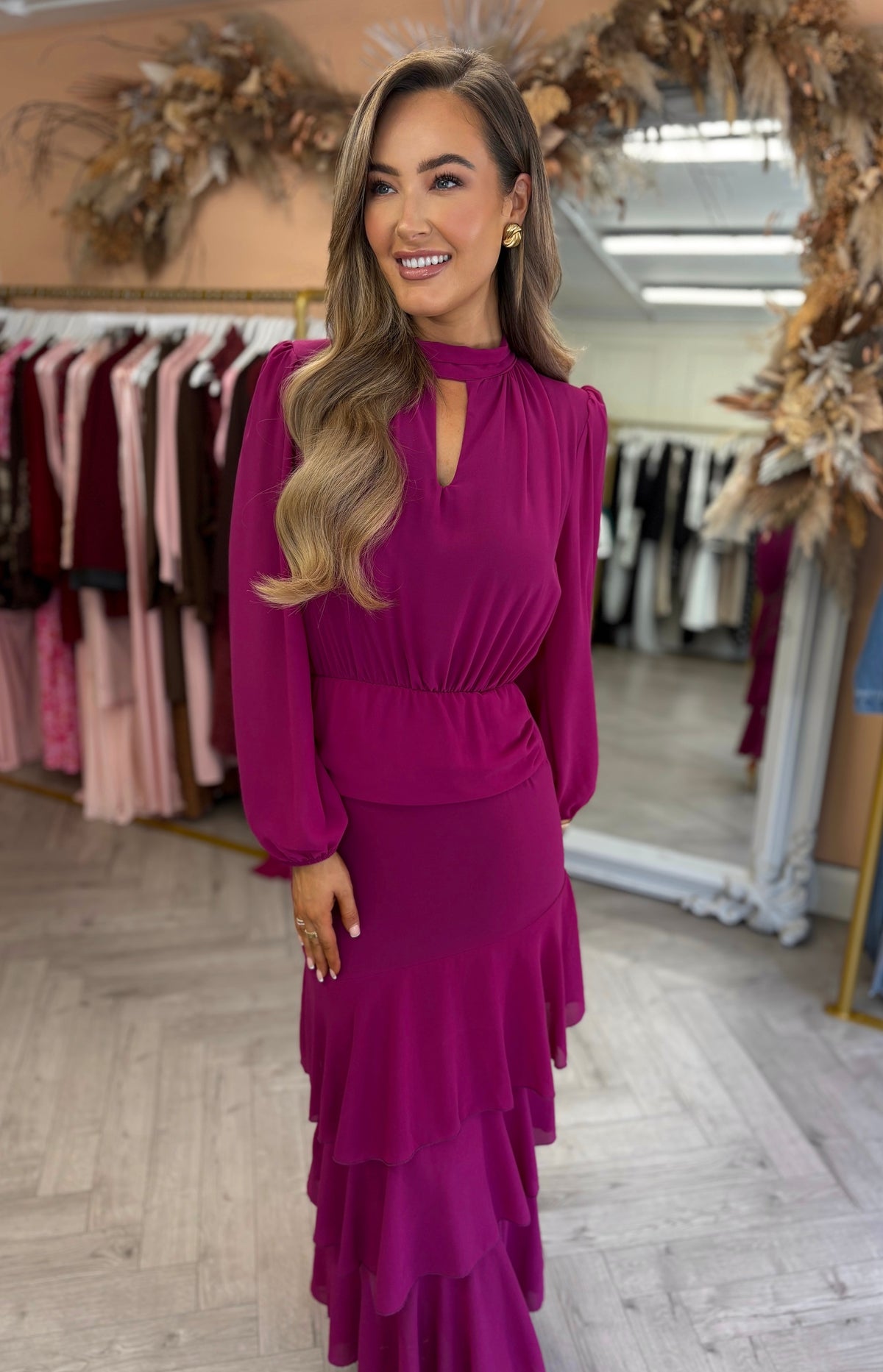 Kadie Dress Plum