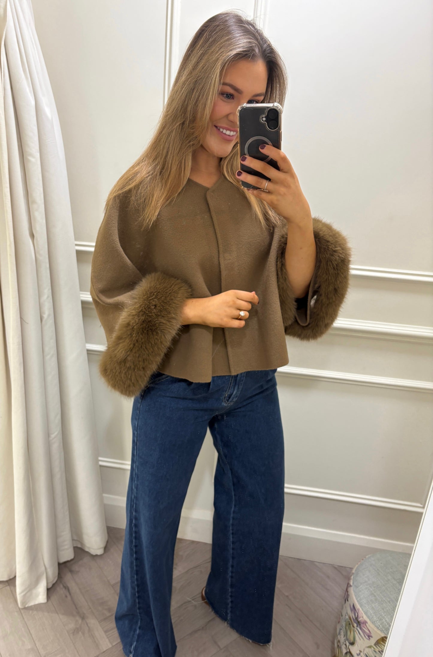 Rani Soft Knit & Scarf Camel