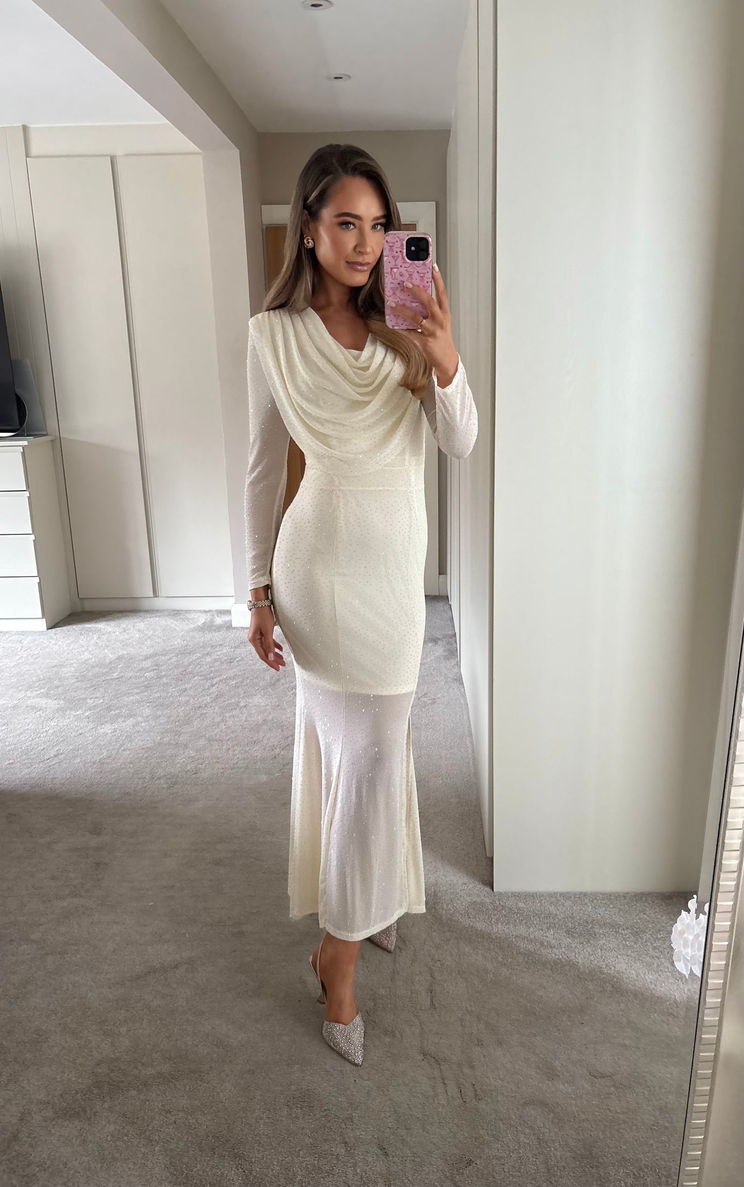 Sophia Dress Cream
