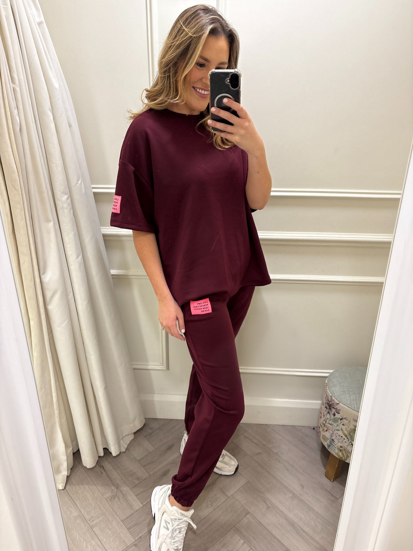 Haylie Tracksuit Burgundy