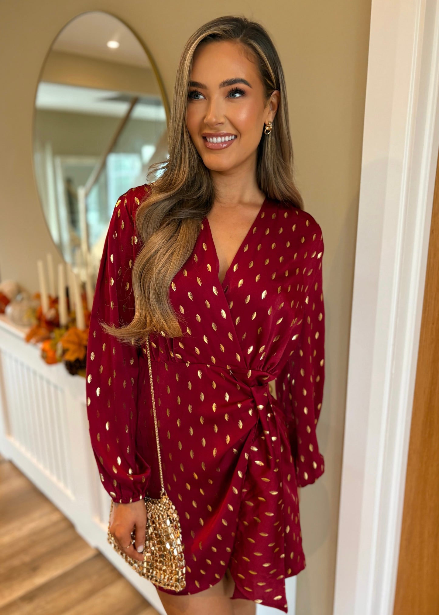 Kalina Dress Burgundy