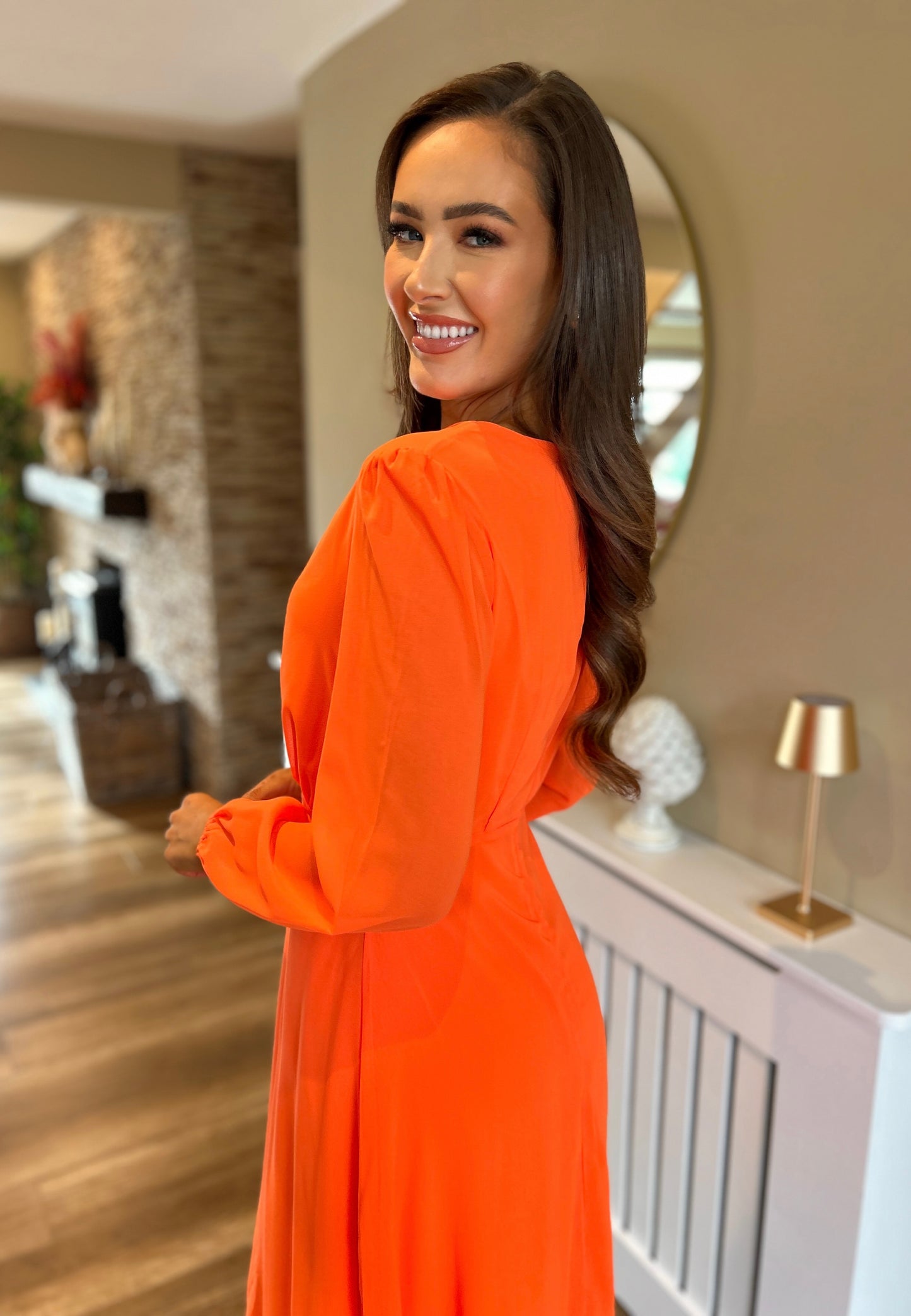 Anna Dress Orange