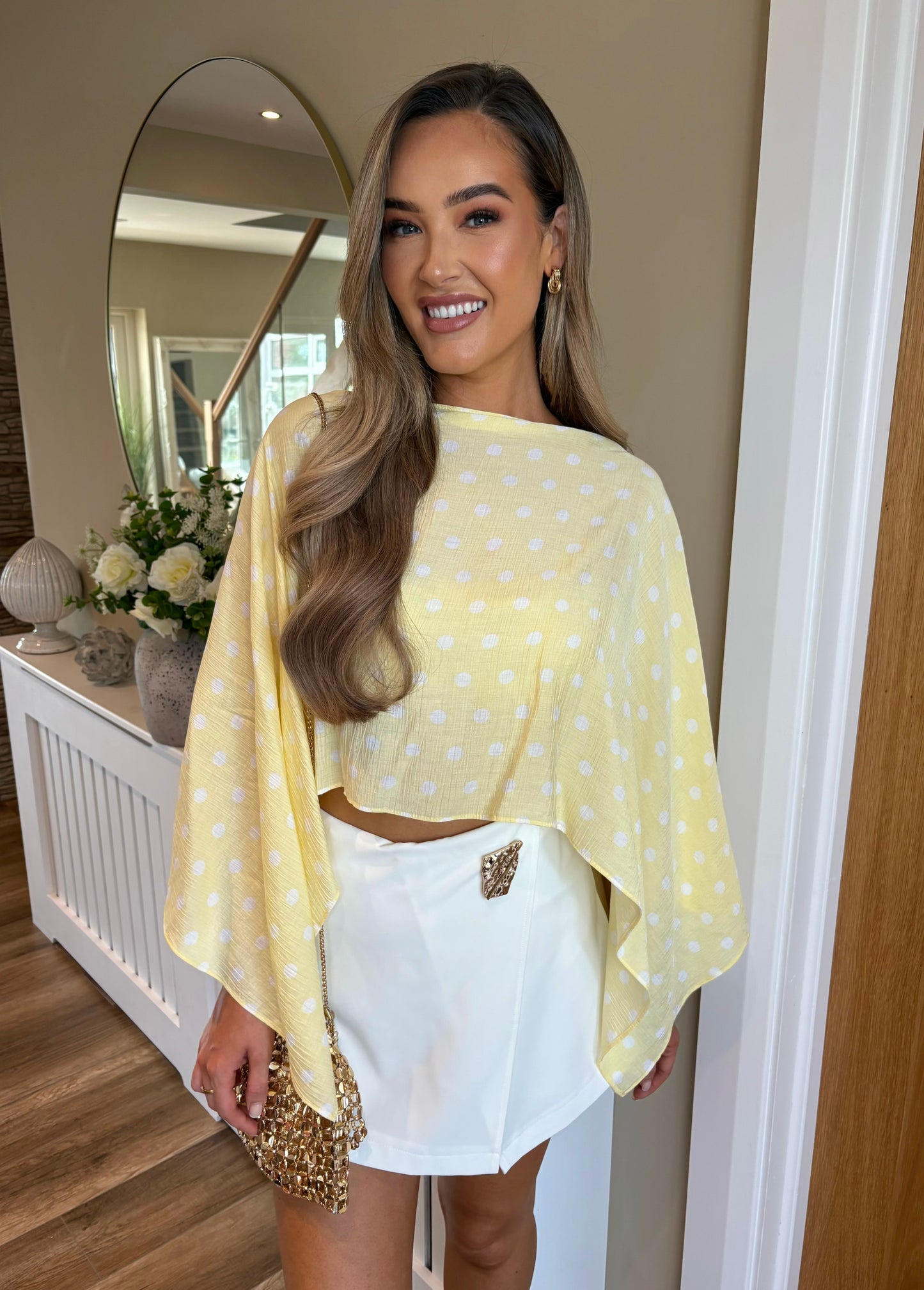 Riley Skort White