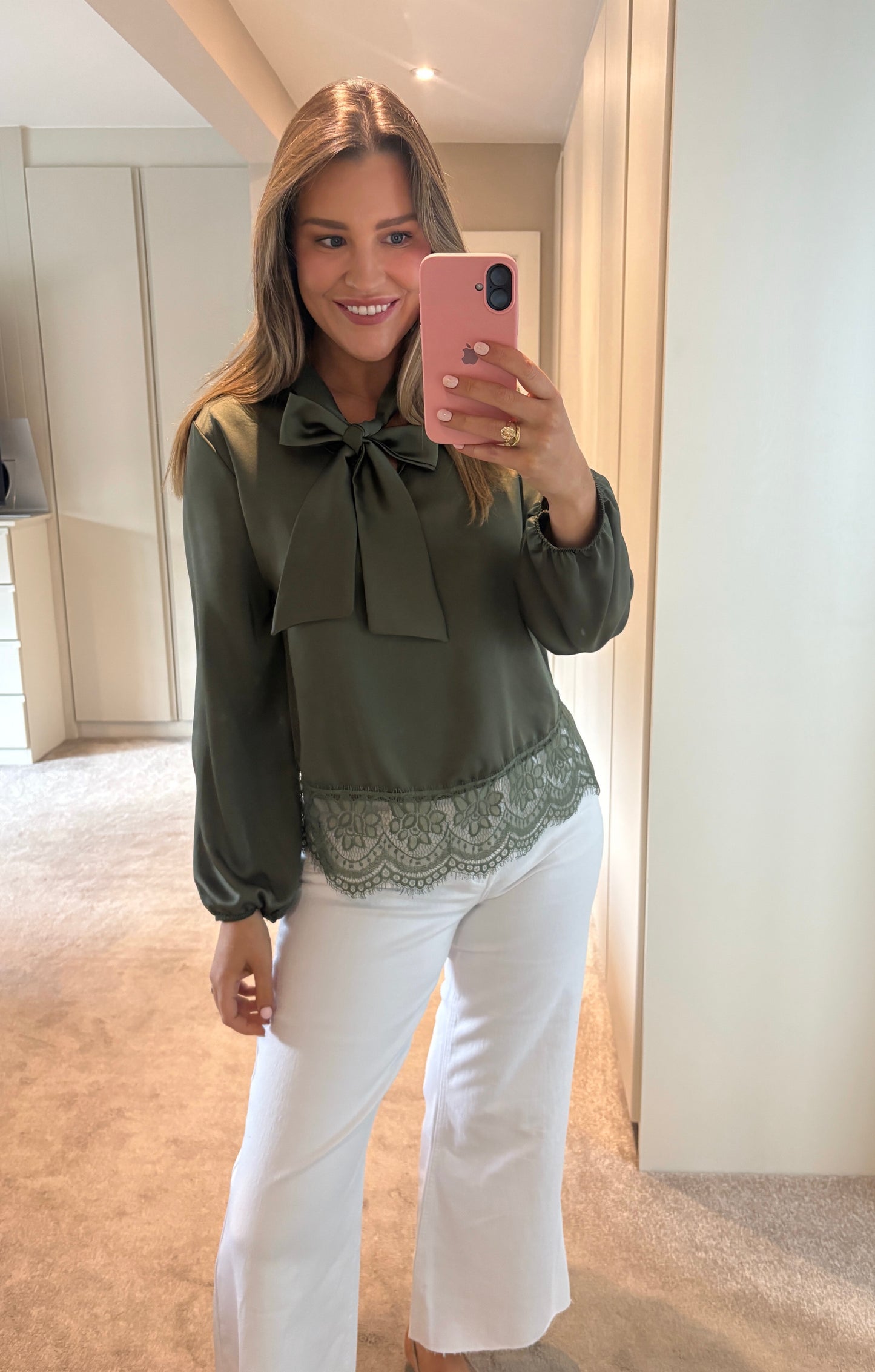 Donna Top Khaki