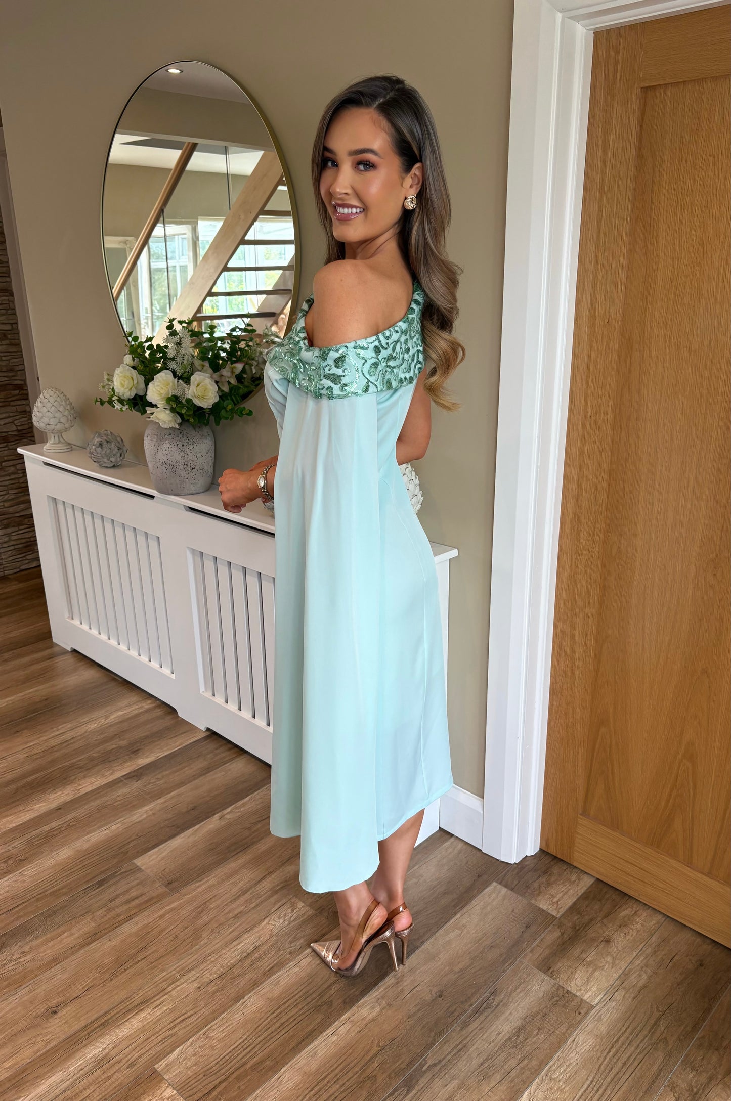 Naomi Dress Teal
