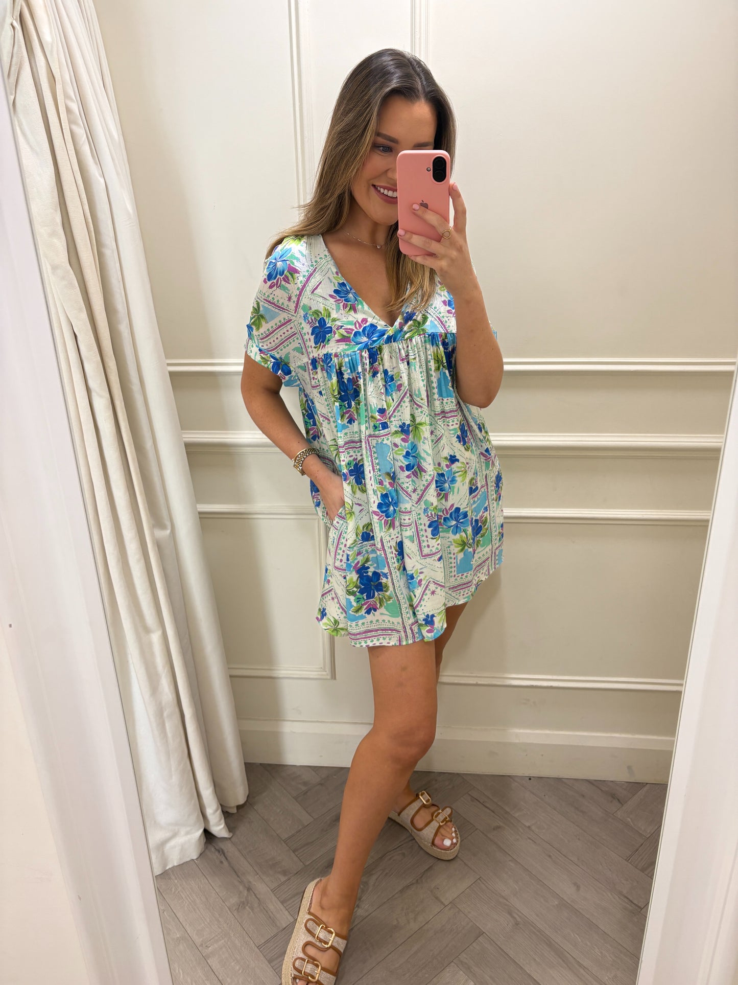 Pixie Playsuit Blue
