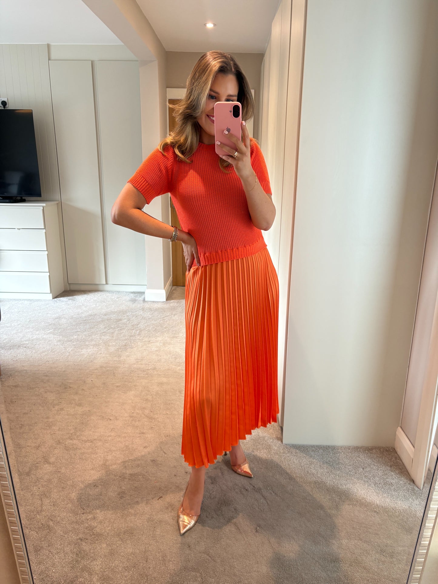 Lola Dress Orange