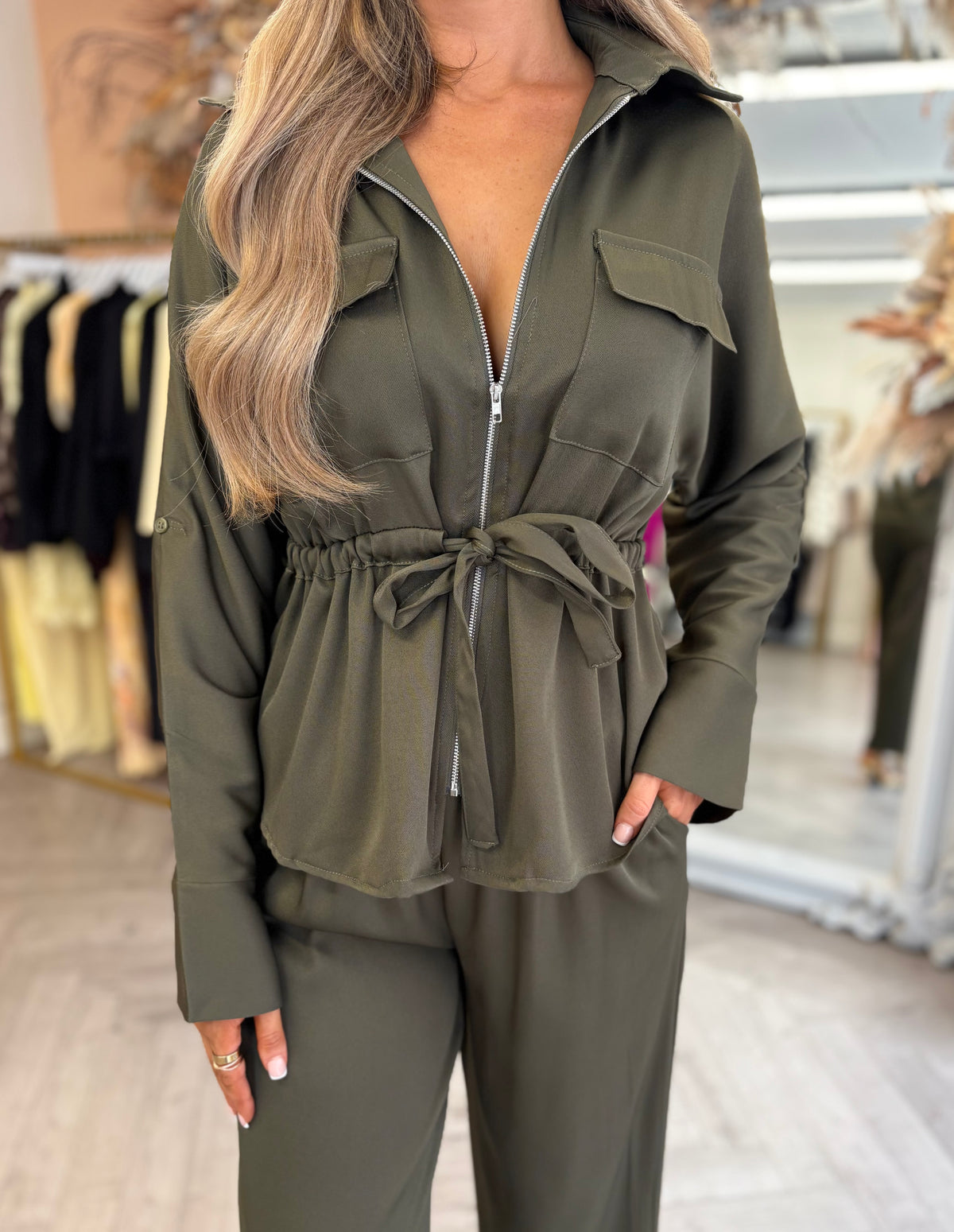 Bowie Two Piece Khaki