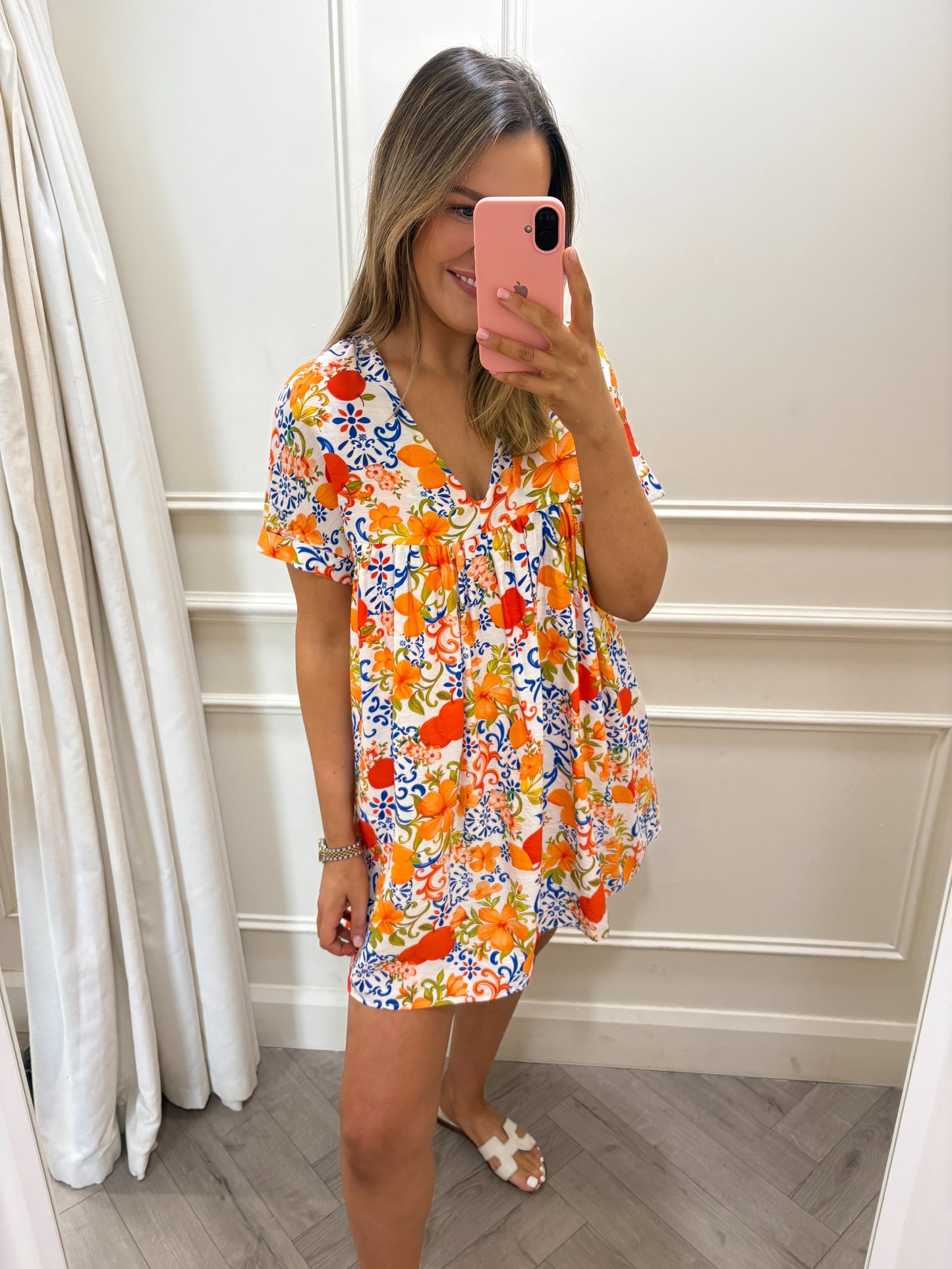 Leona Playsuit Orange