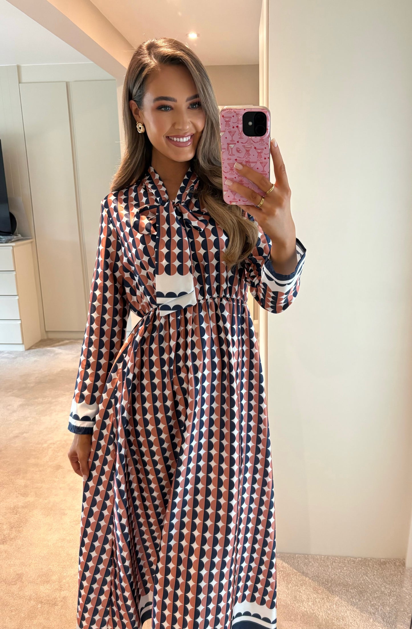 Amelia Dress Rust