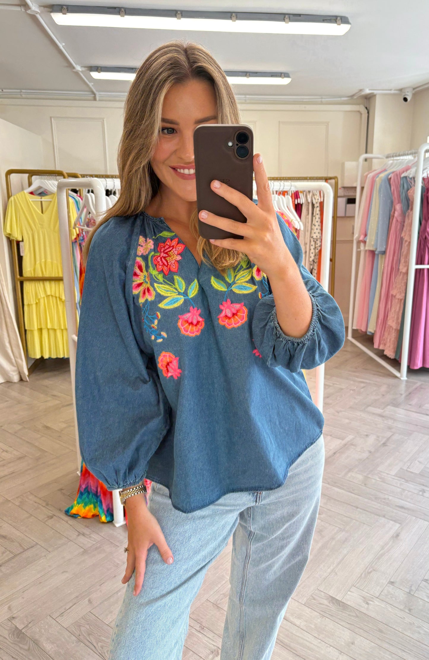 Lottie Top Denim