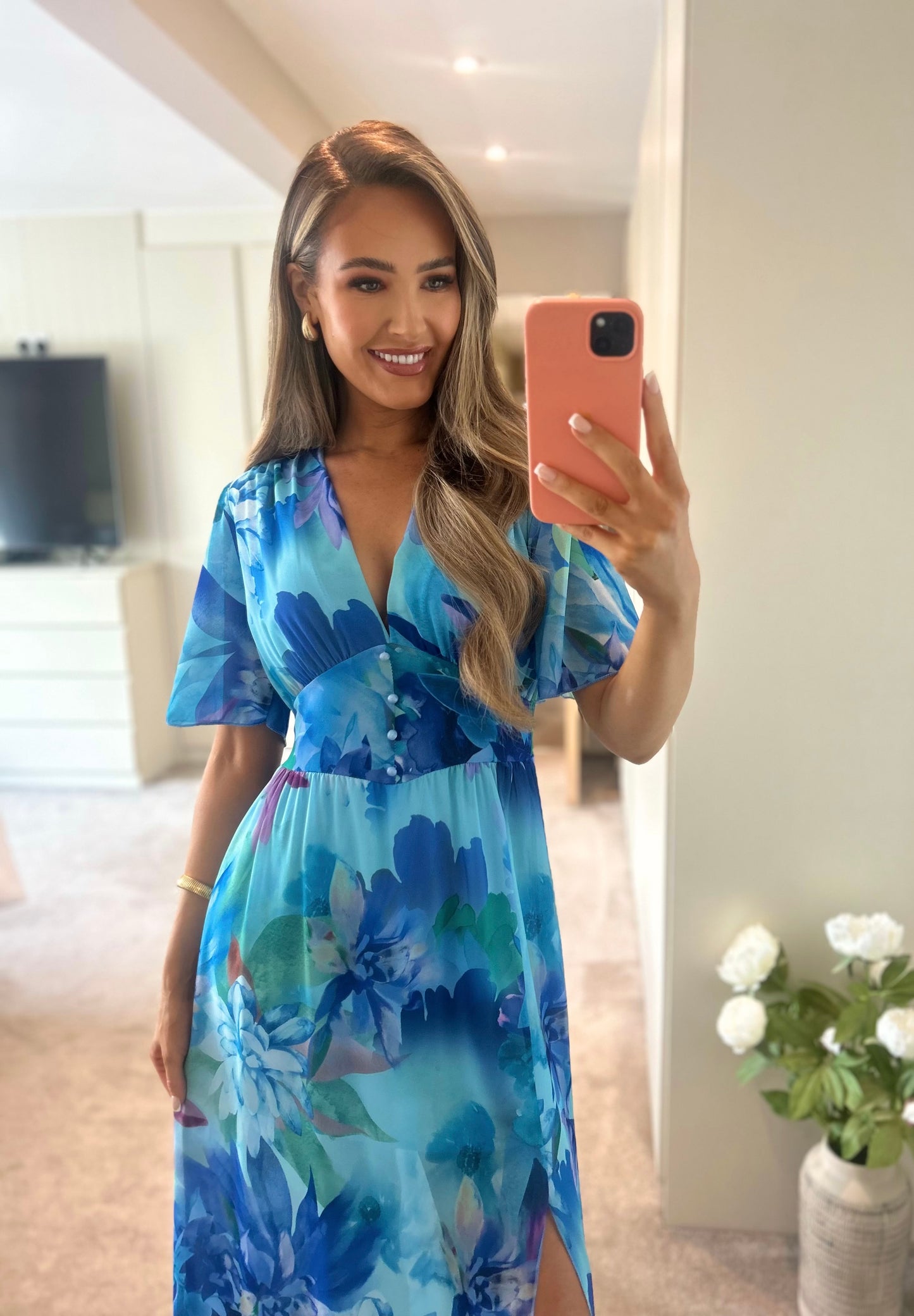 Talika Dress Blue