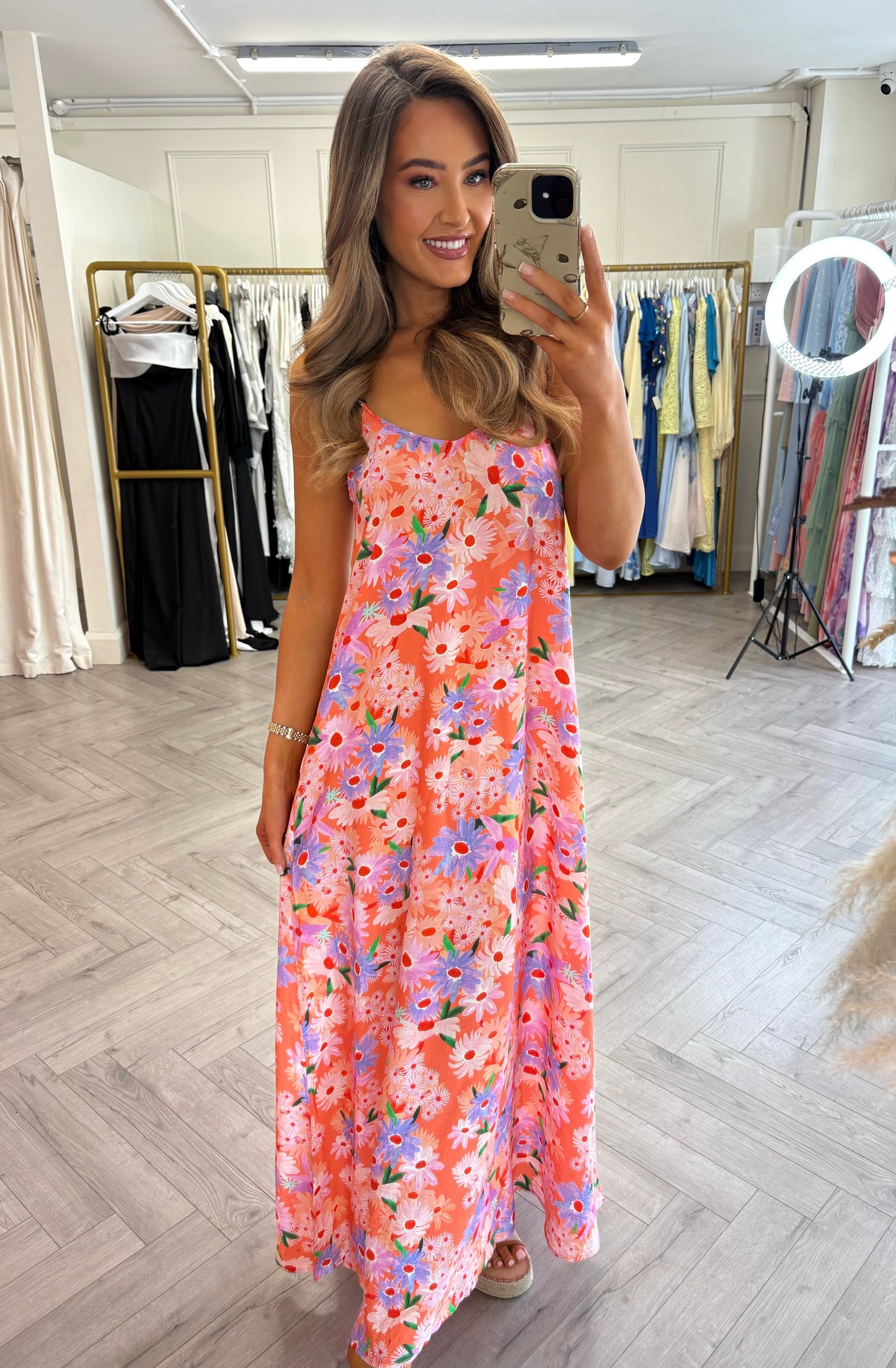 Sorena Dress Peach