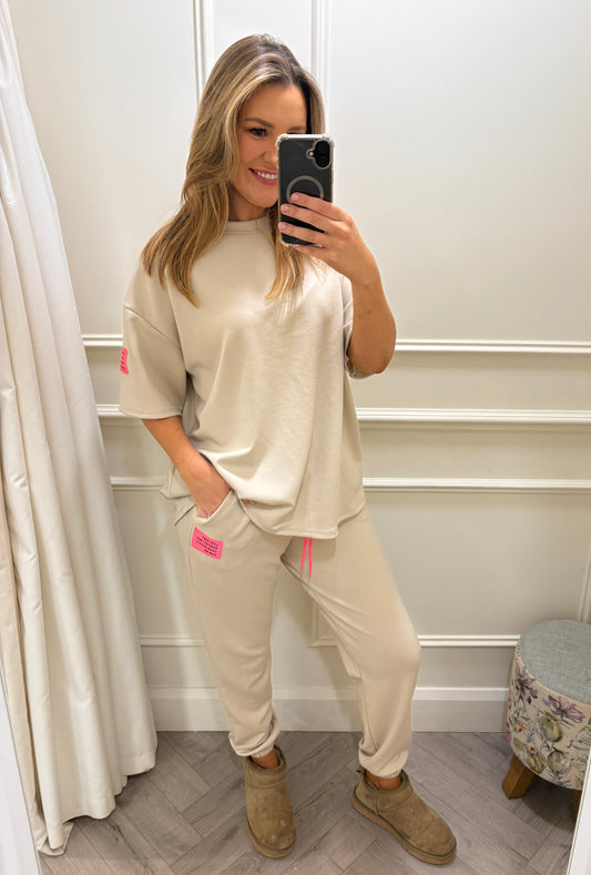 Haylie Tracksuit Beige