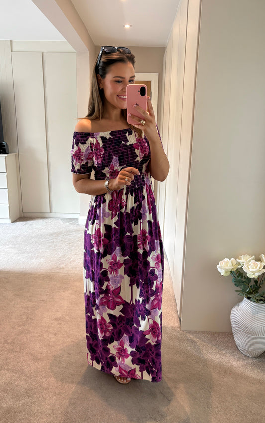 Loretta Dress Purple