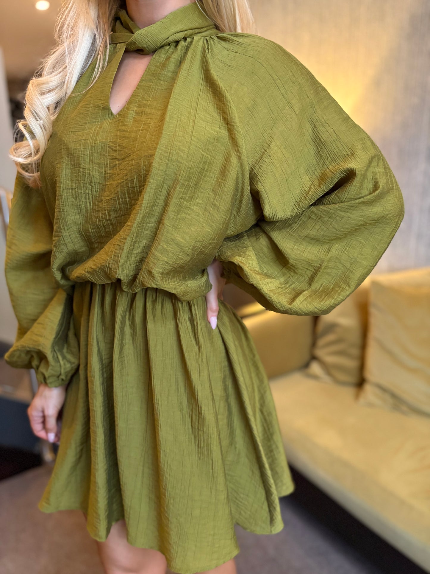 Dori Dress Olive Green