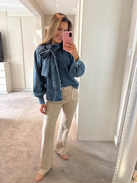 Perla Jeans Beige