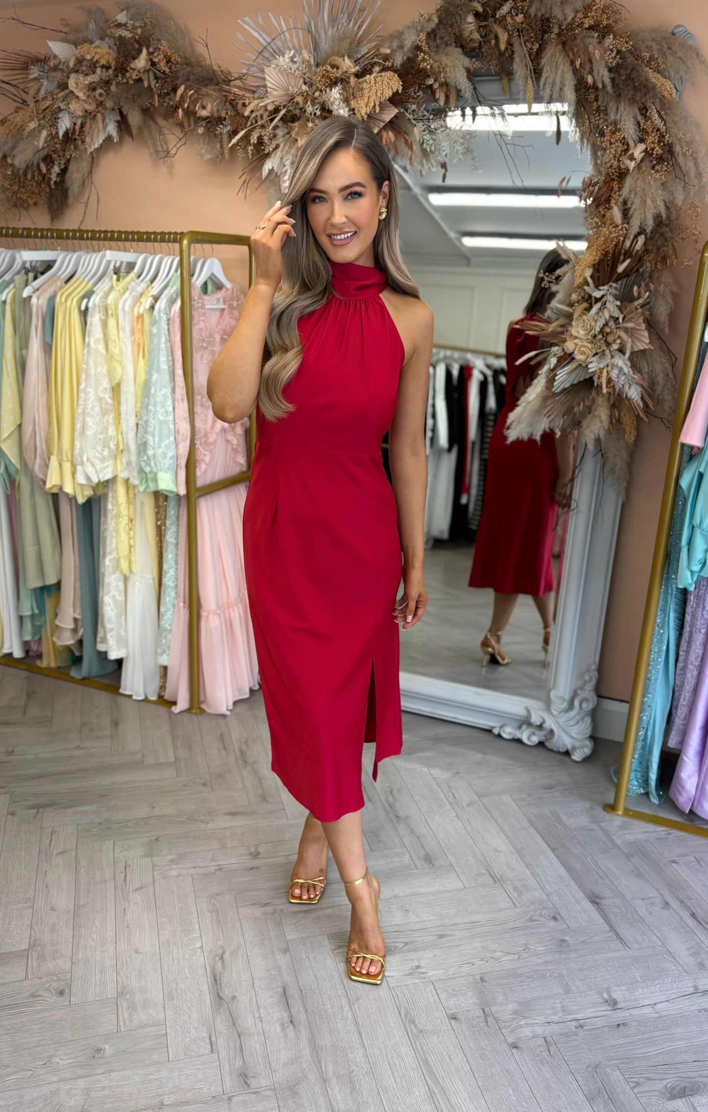Gianna Dress Red