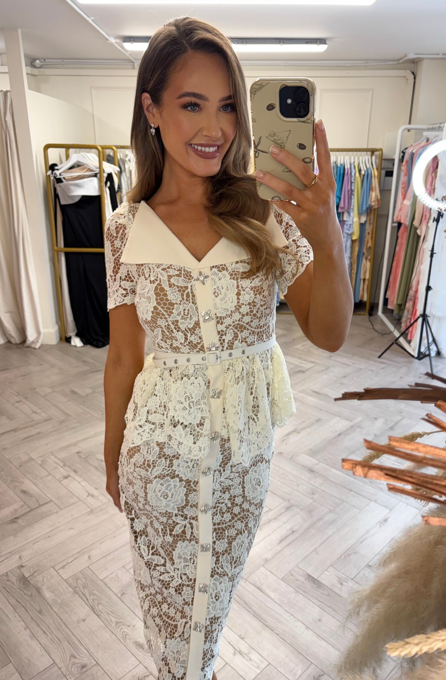 Bronwyn Dress Cream