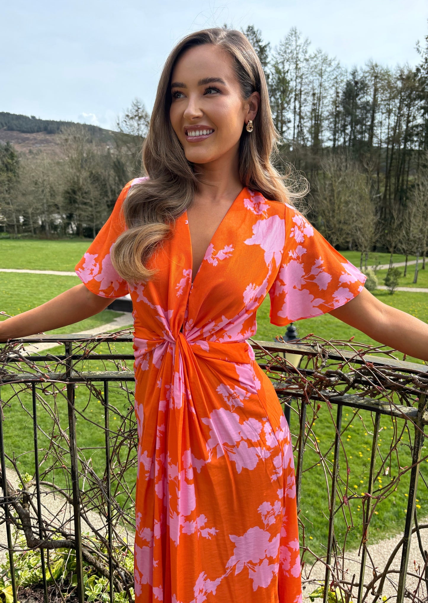 Sienna Dress Orange