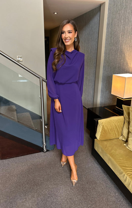 Vada Dress Purple