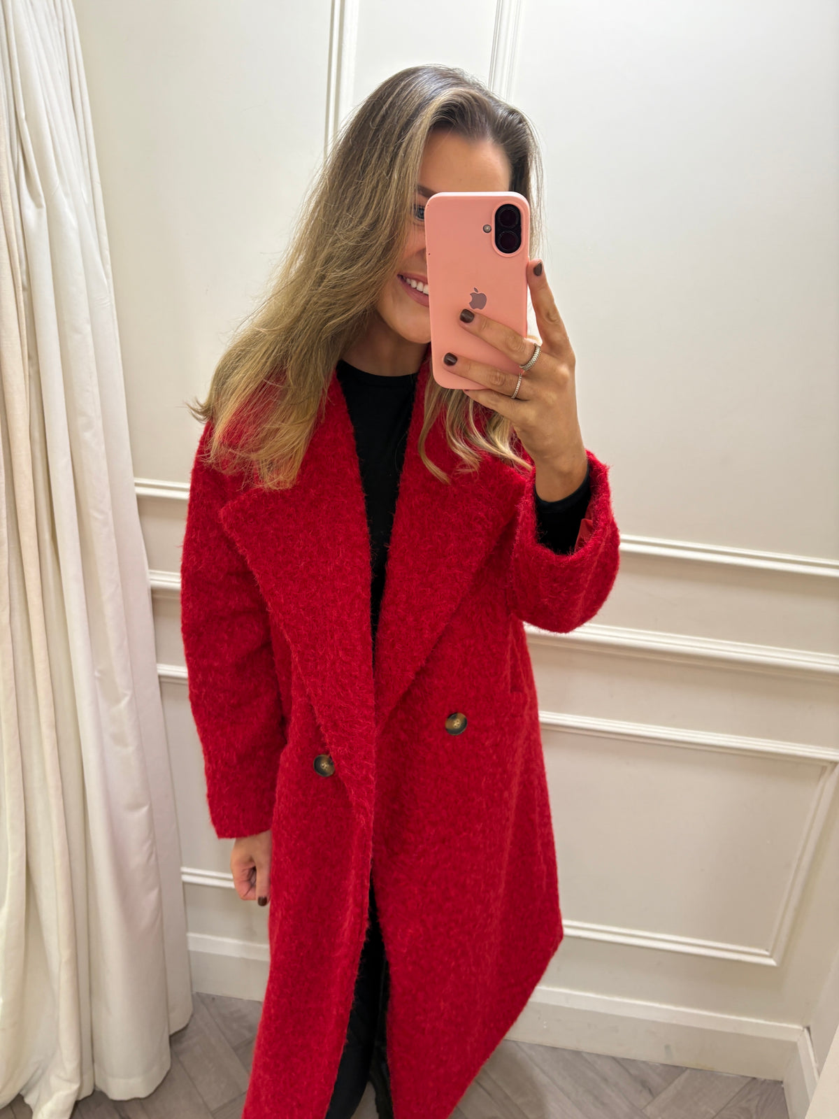 Skyler Coat Red