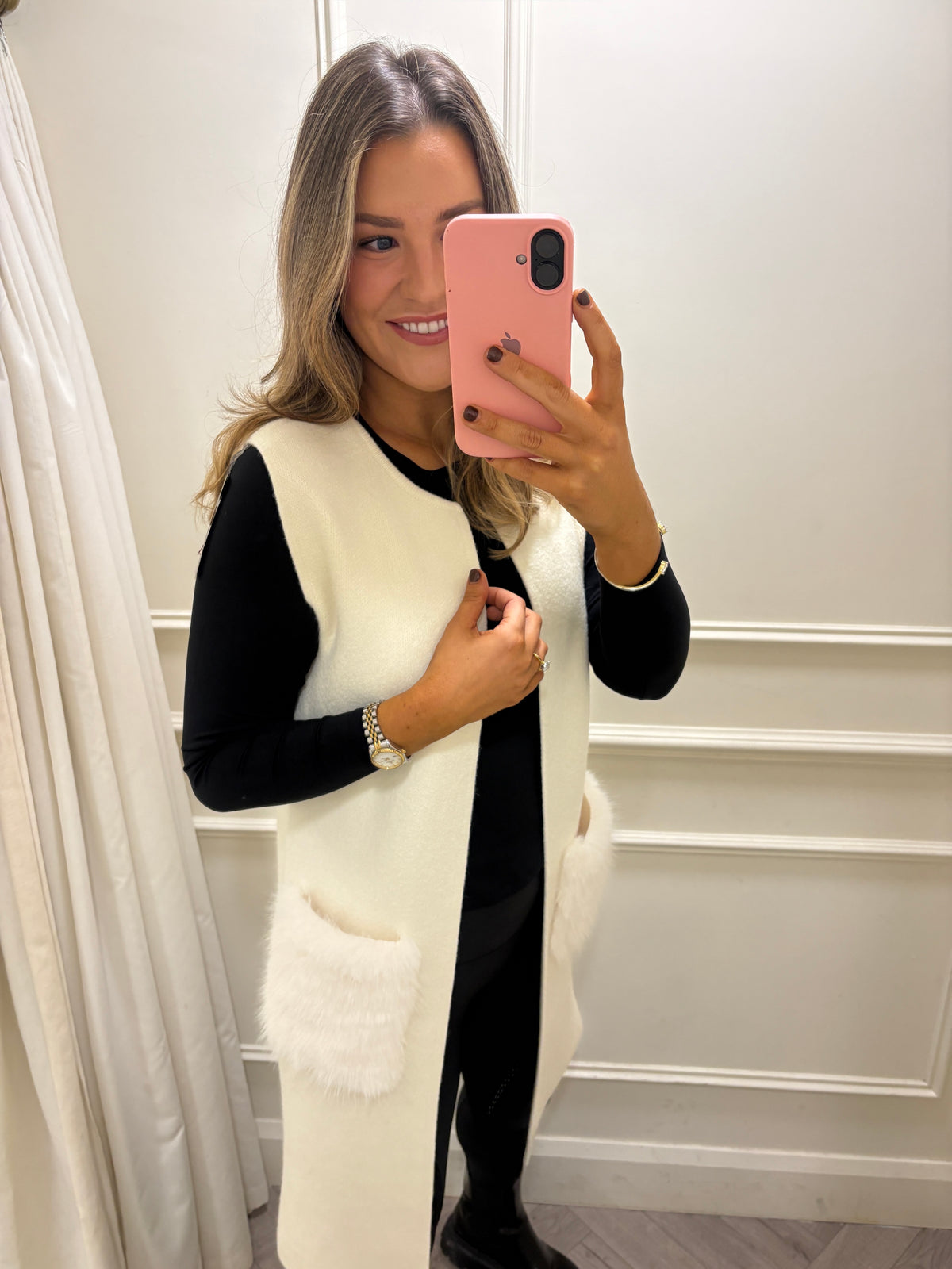 Margo knit white