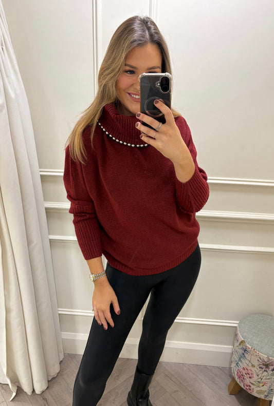 Annalise Knit Burgundy