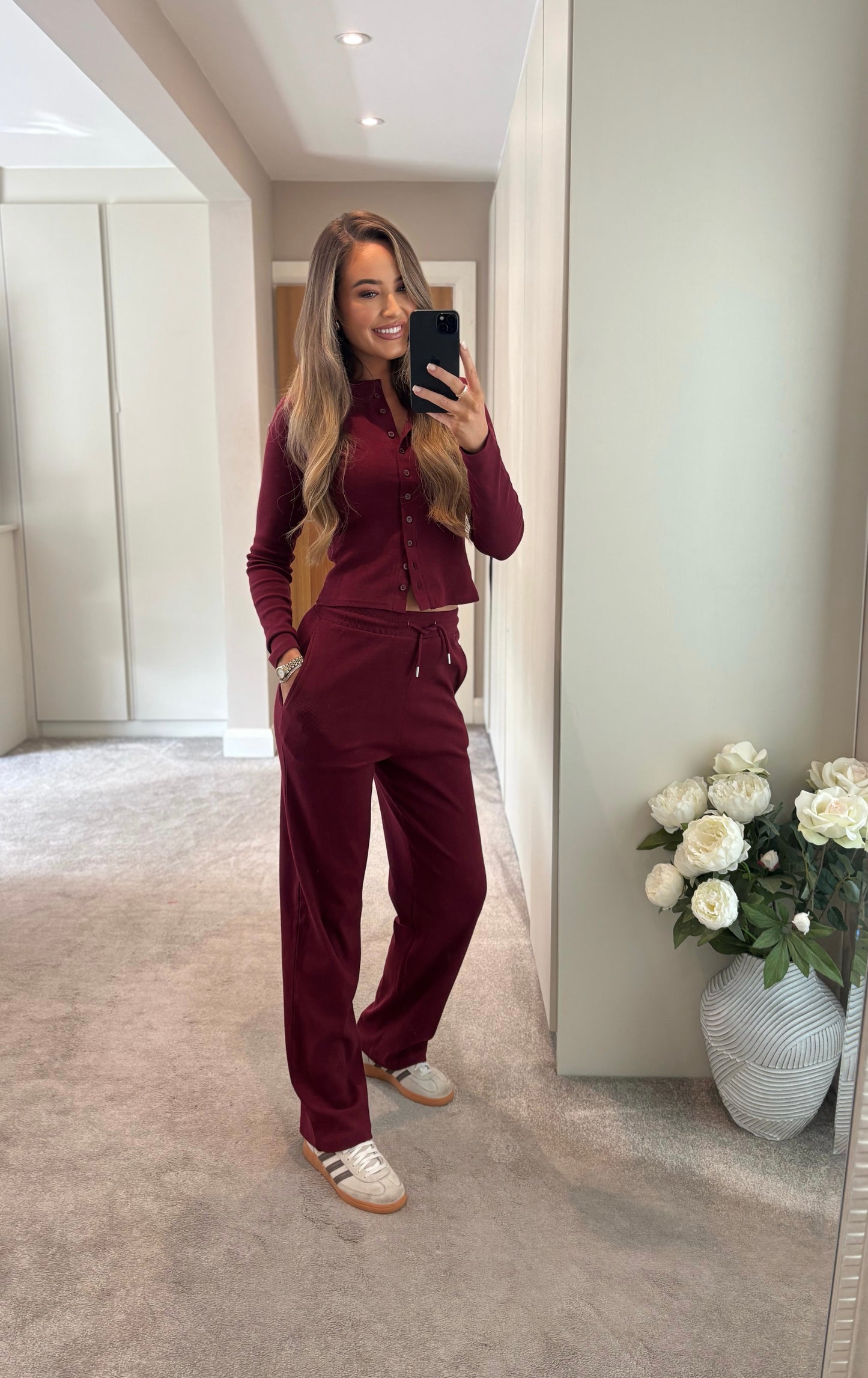 Sydney Two Piece Burgundy