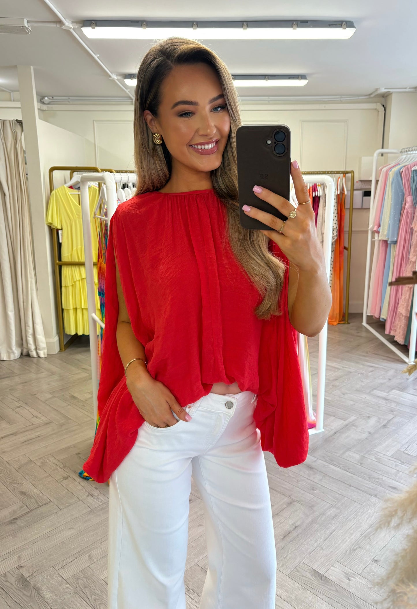 Leera Top Red