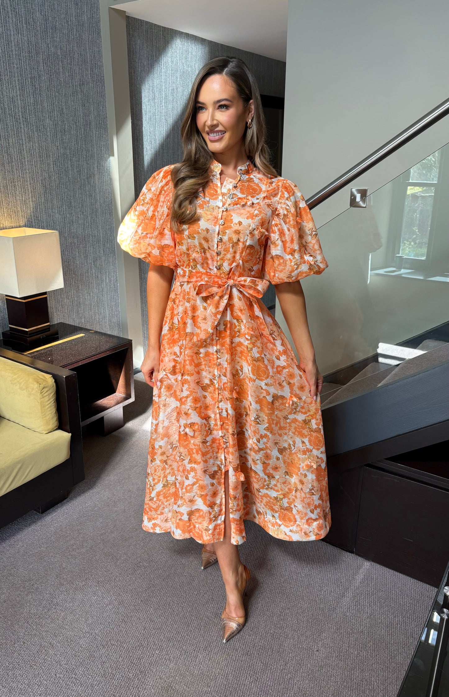 Meila Dress Orange