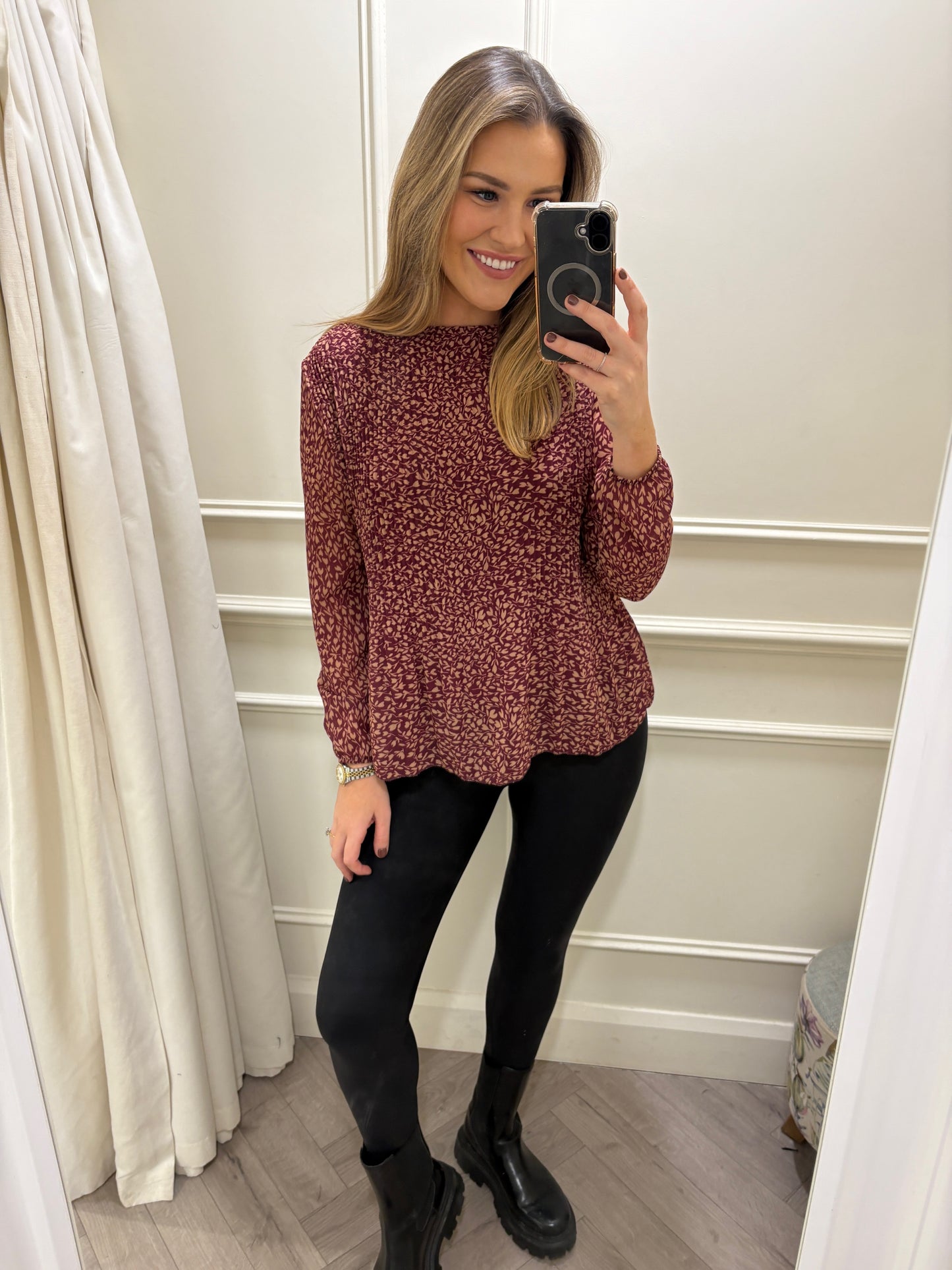 Georgia Blouse Purple