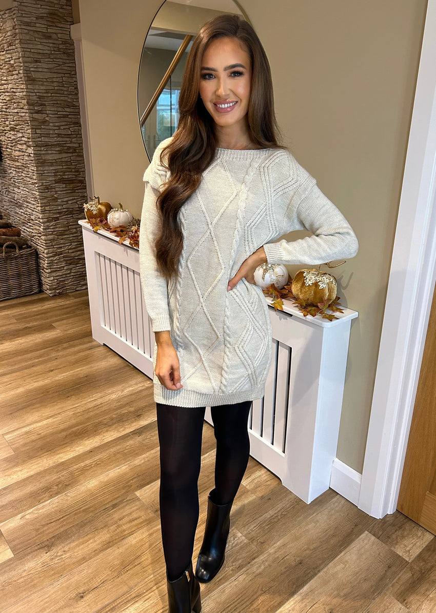 Annabelle Long Knit Beige
