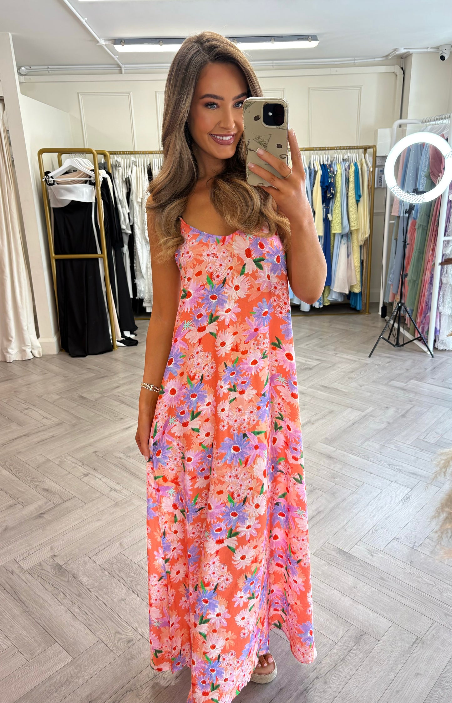 Sorena Dress Peach