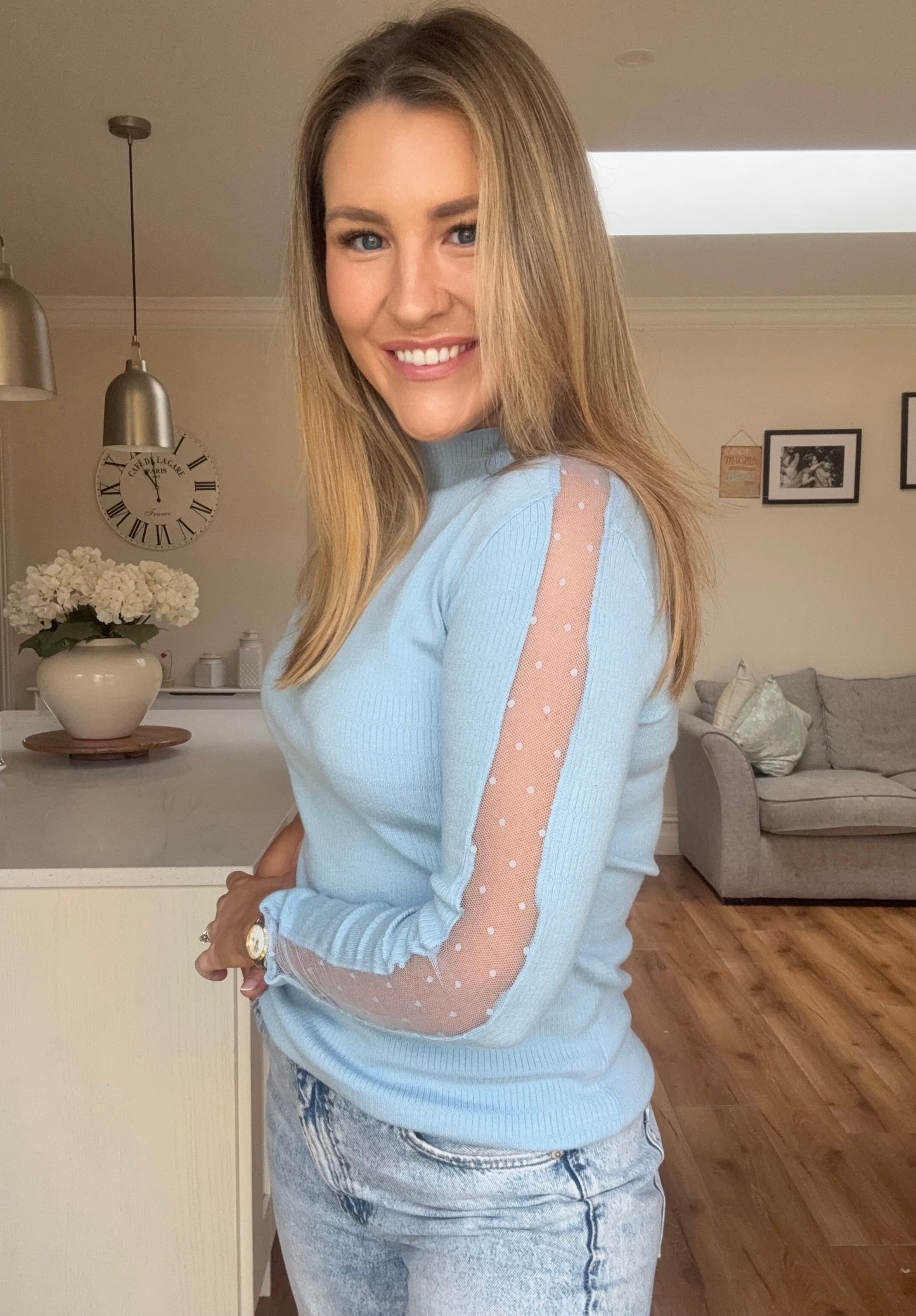 Harper Top Blue