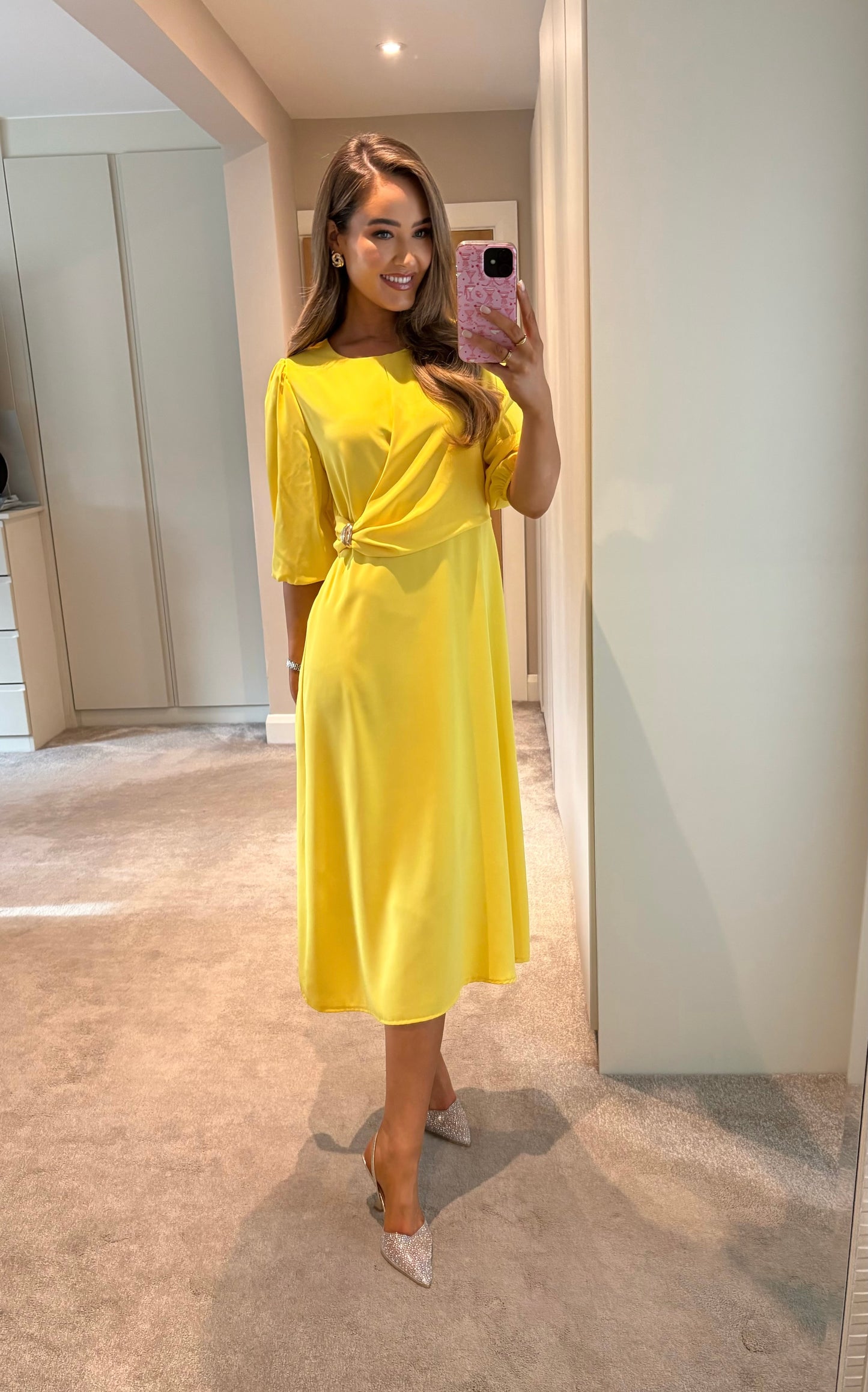 Cecilia Dress Yellow