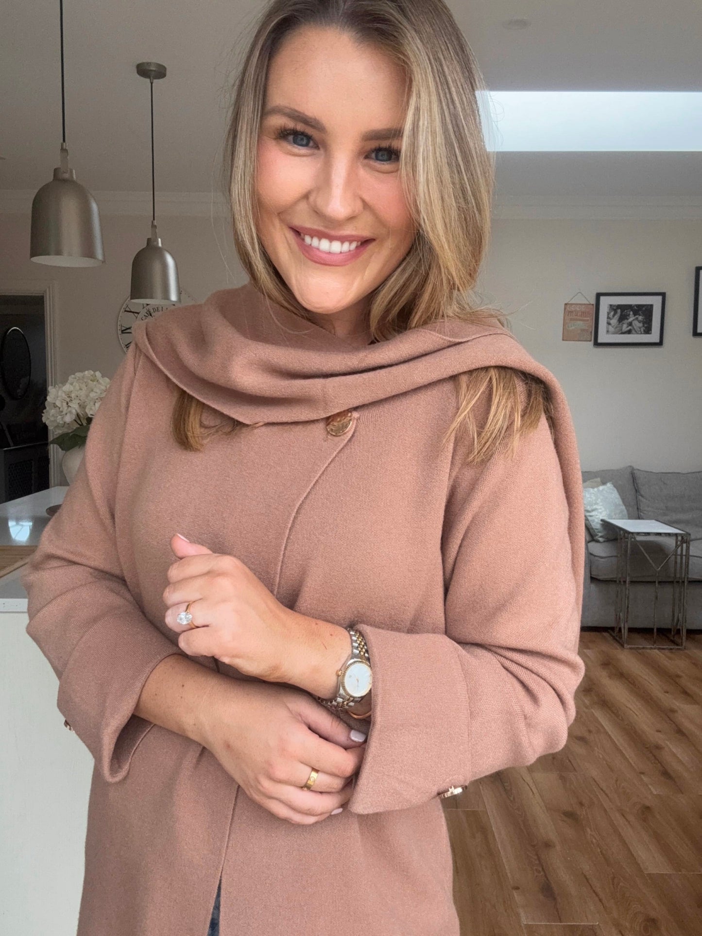 Bogota Soft Knit Cardigan Camel