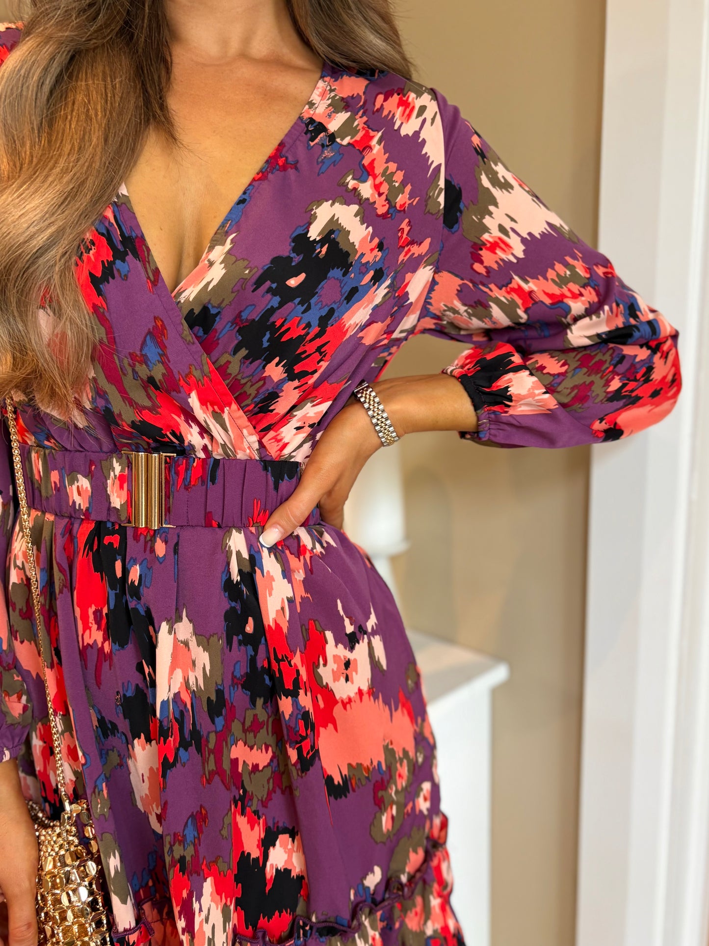Zahina Belted Dress