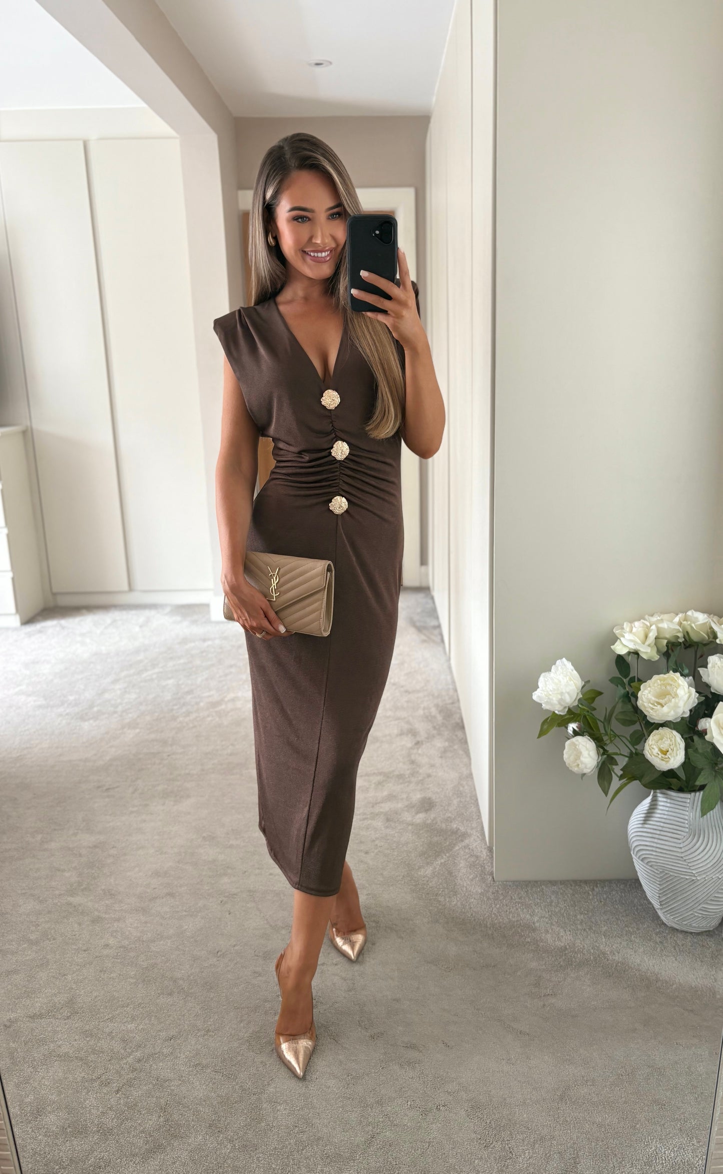 Harlyn Dress Brown