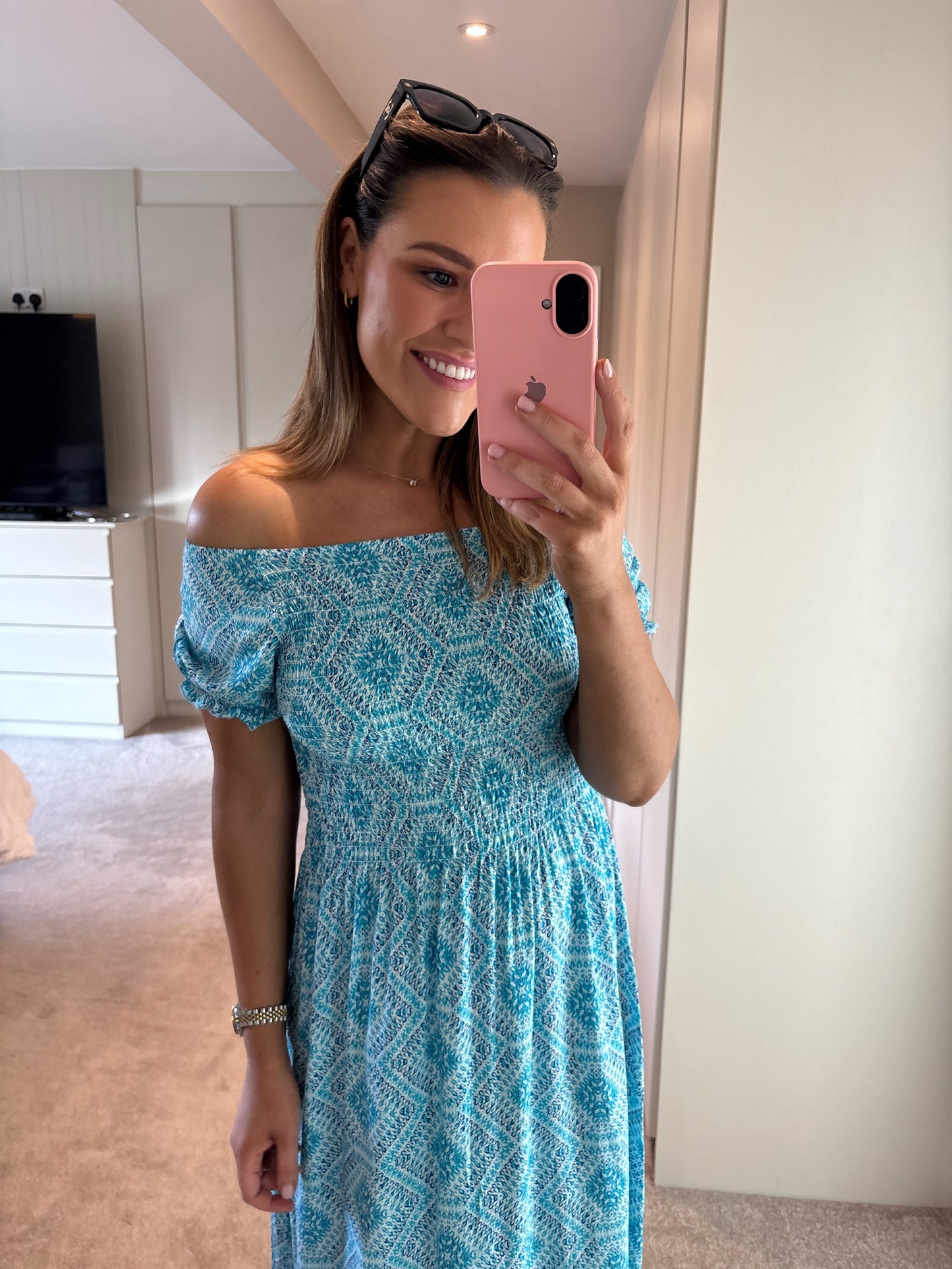 Nella Dress Sky Blue