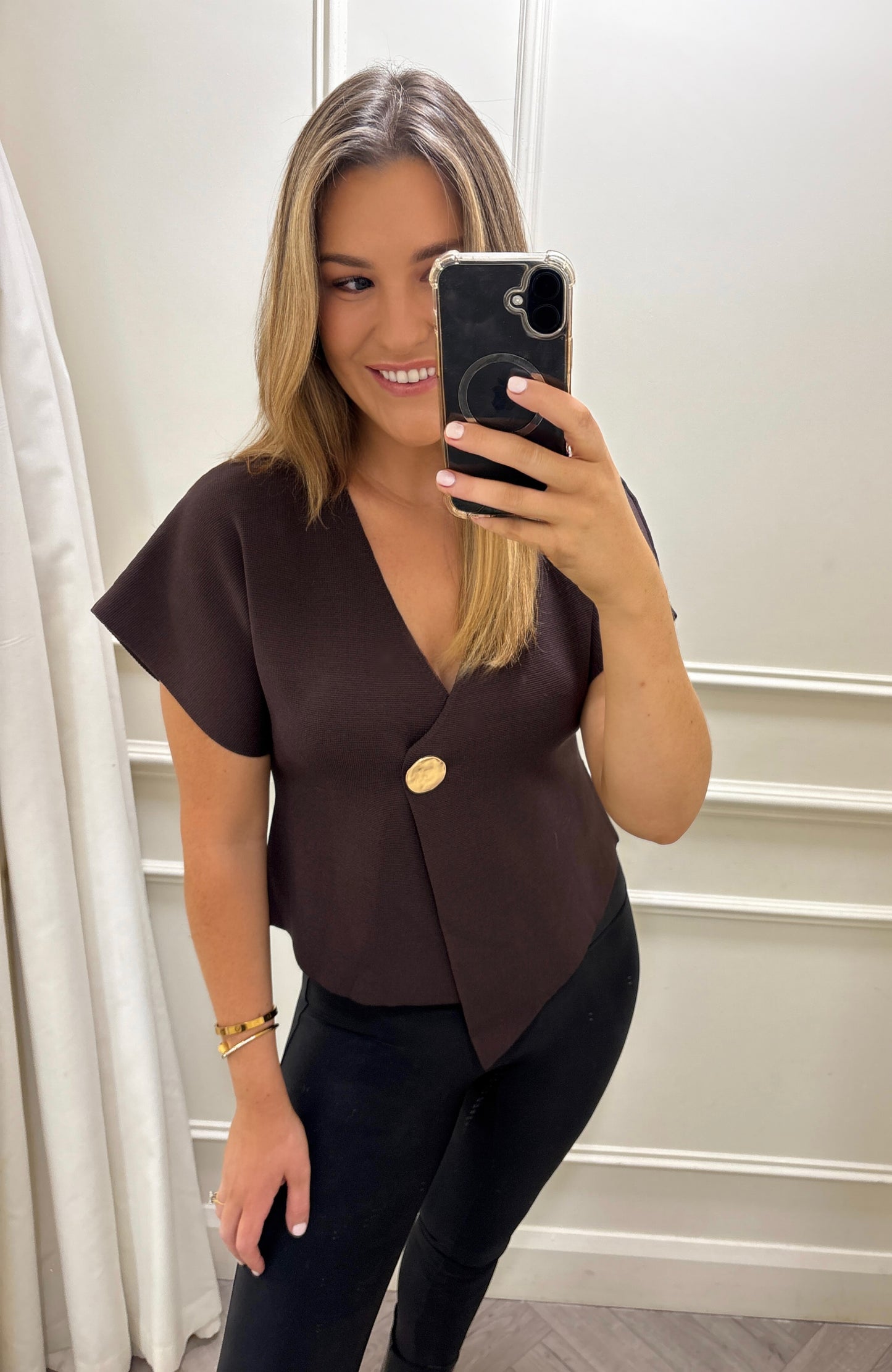Tyra Top Brown