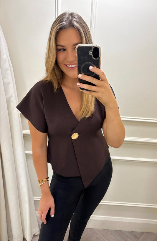 Tyra Top Brown